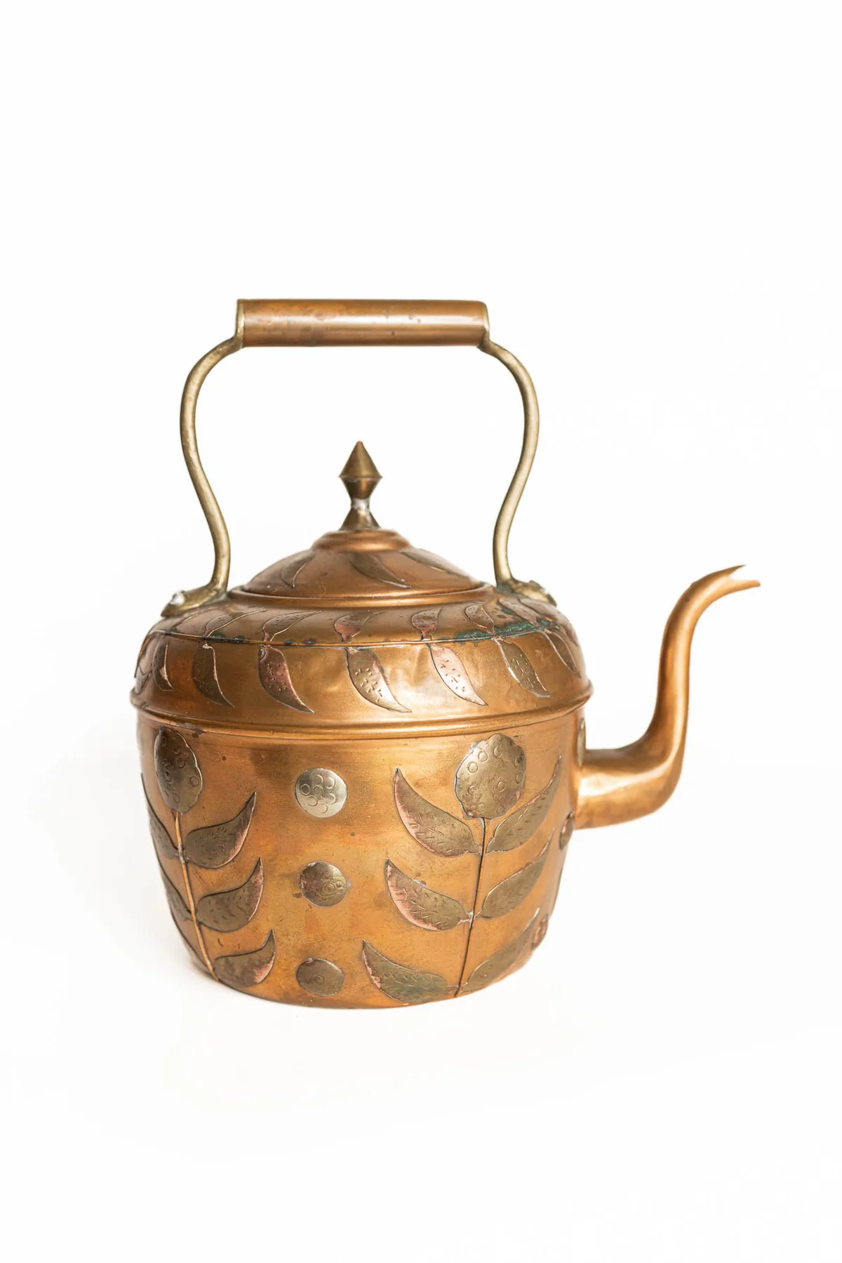 Antique brass and copper teapot deals